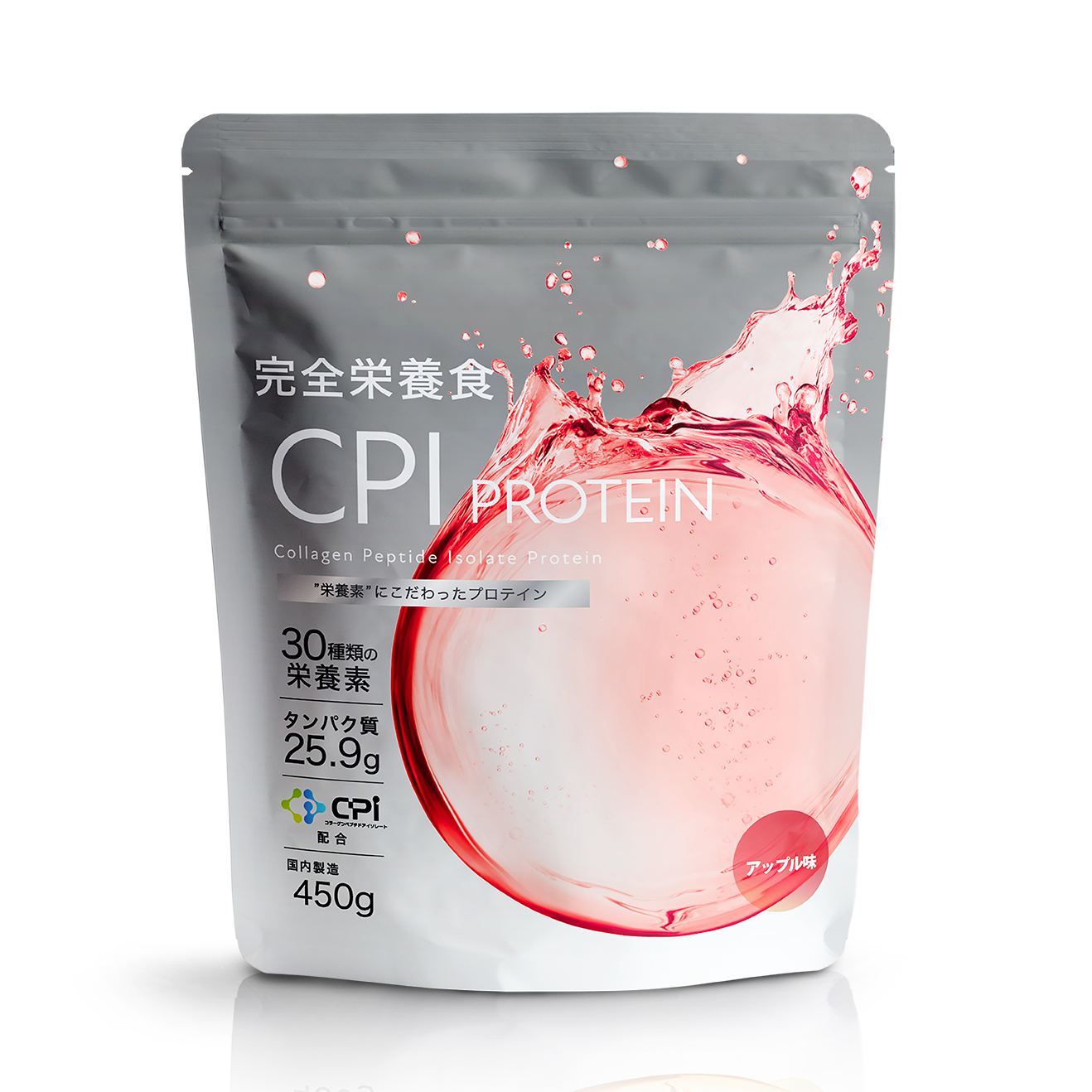 CPI完全栄養食プロテイン アップル味